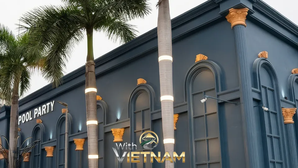 야자수가 있는 다낭 뉴 사쿠라 건물