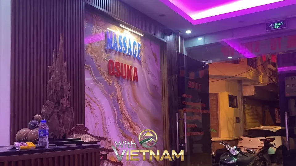 마사지 오스카 네온사인과 실내 장식