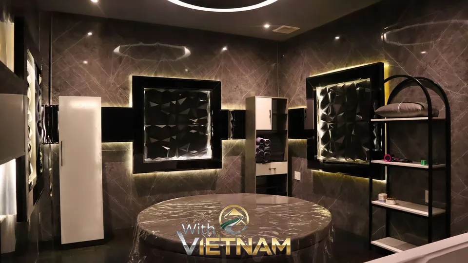 사각형 조명 디자인 스파