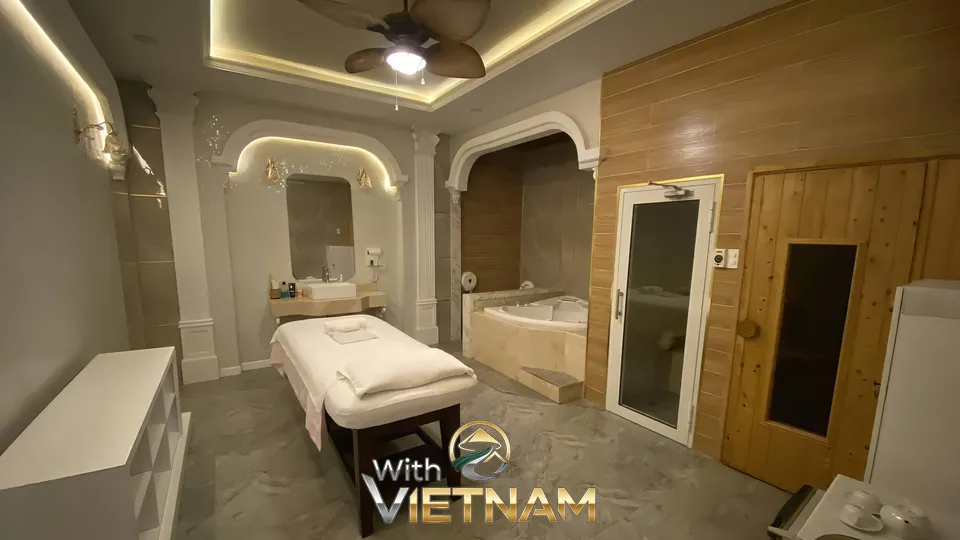 고급스러운 인테리어의 마사지실